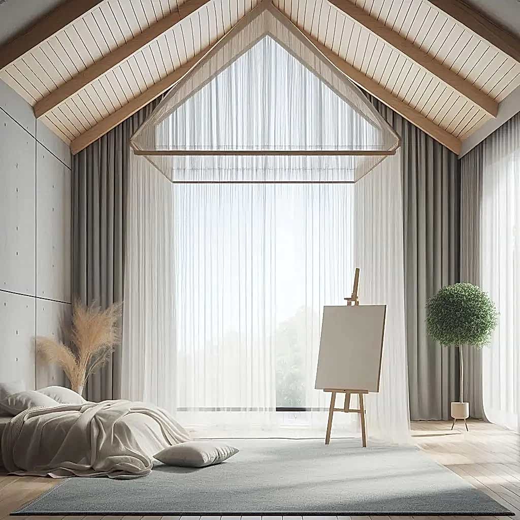 Çatı Katı Perdesi Seçimi: Eğik ve Üçgen Camlar İçin En Doğru Perde Çözümleri